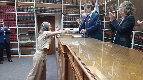 La achense Mar&iacute;a de los &Aacute;ngeles P&eacute;rez fue nombrada jueza titular en Santa Rosa